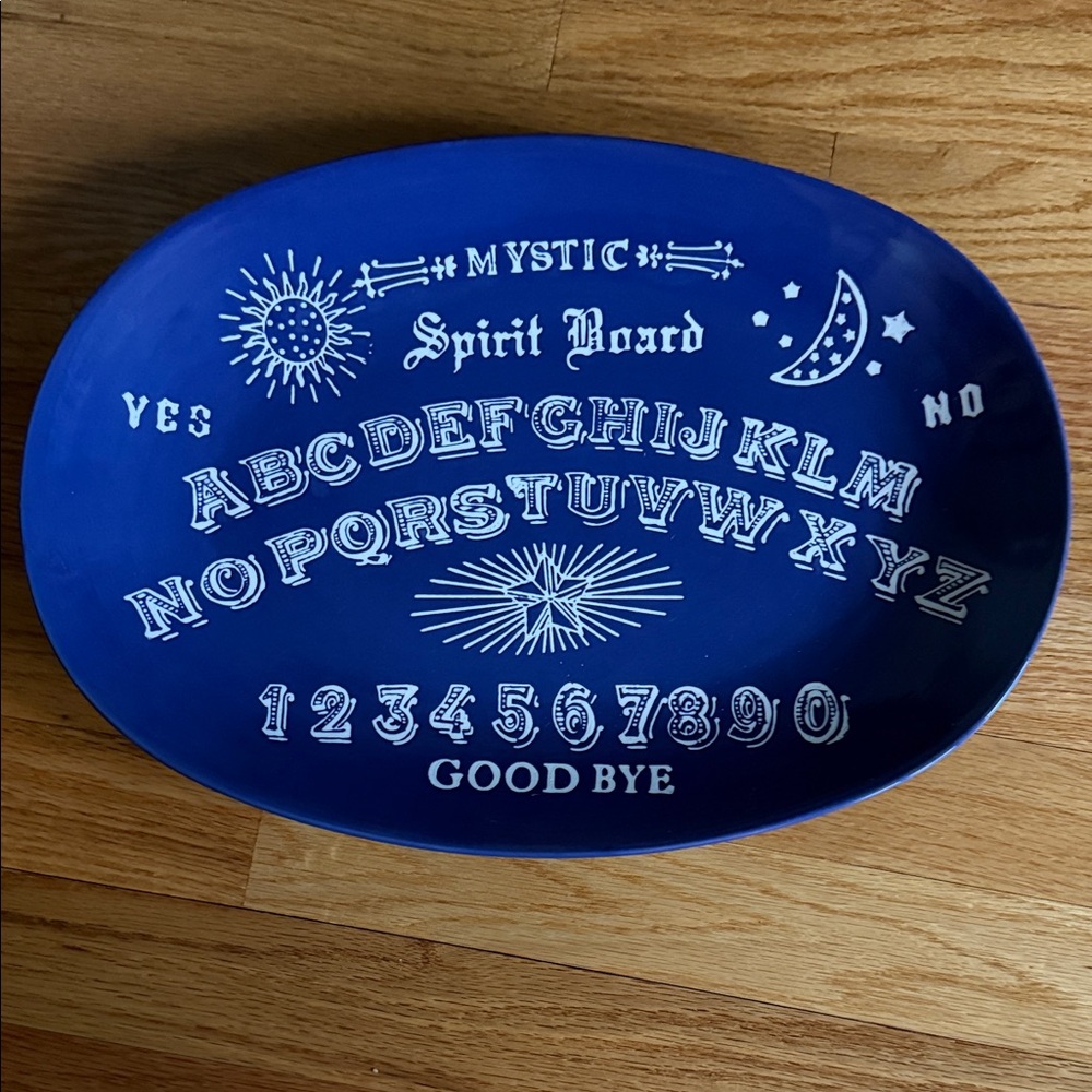 Mystic Spirit Board Oval Serving Platter - Deep Blue